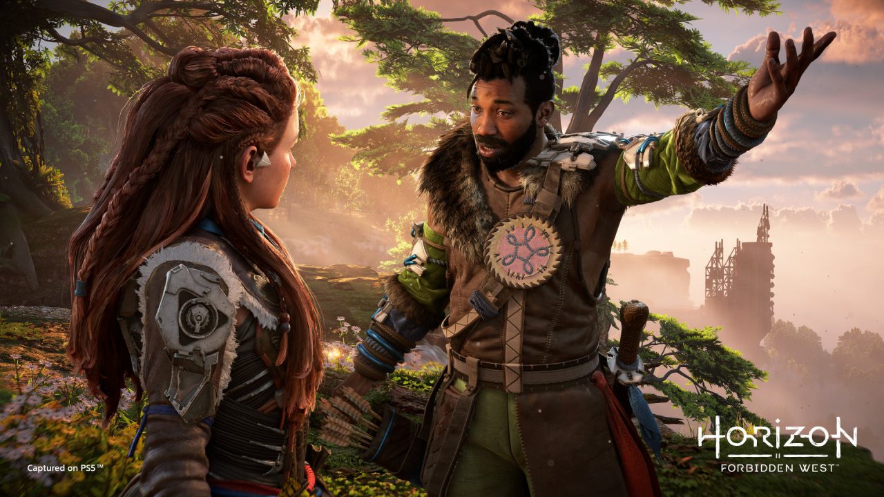 Aloy talking with Varl in Horizon Forbidden West