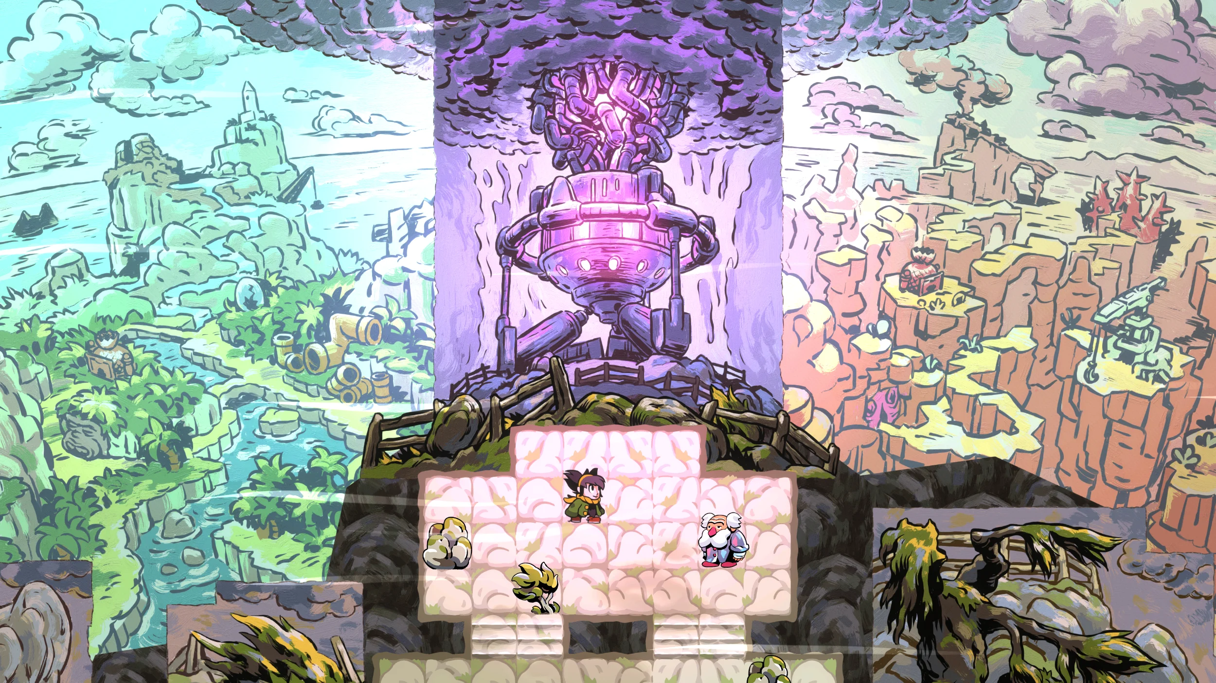 Screenshot of Arranger: A Role-Puzzling Adventure, one of the RPGs coming this week