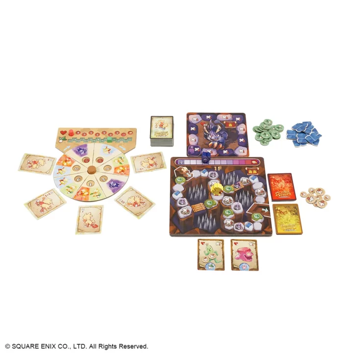 Chocobo's Dungeon The Board Game Components