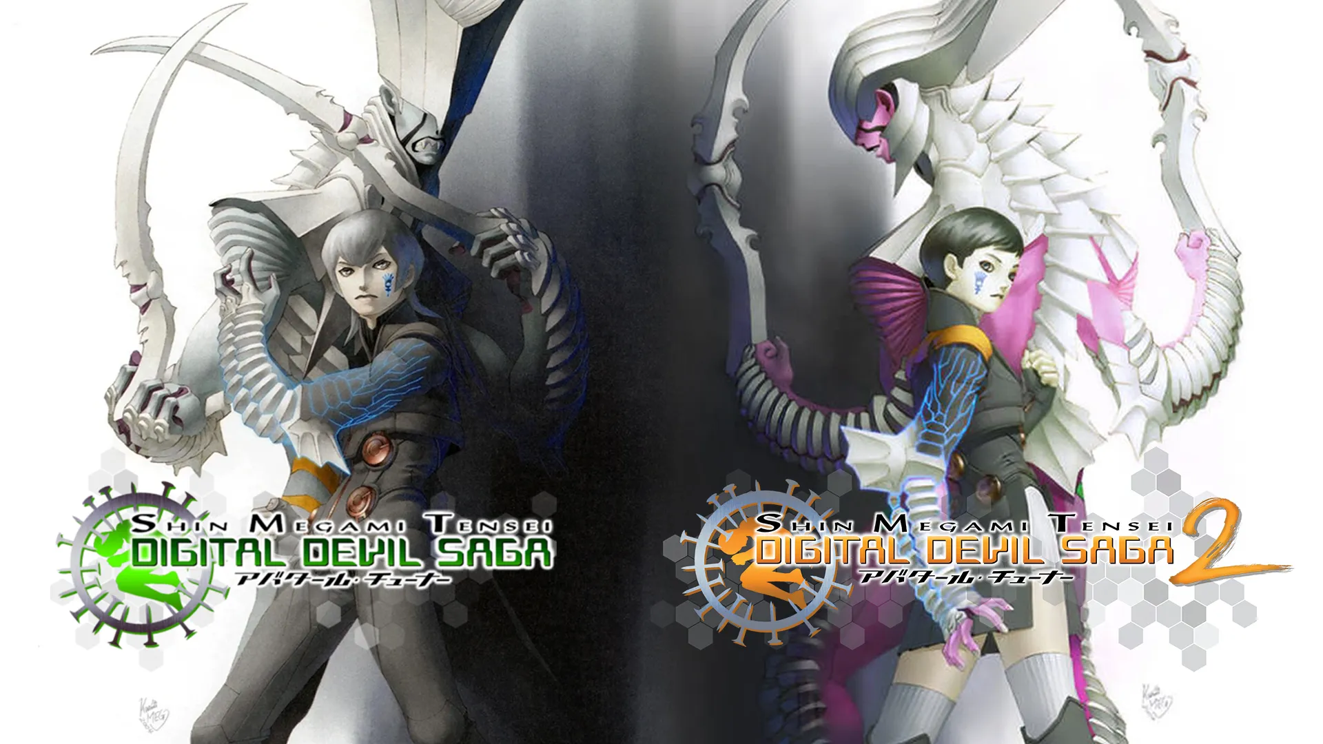 Artwork of Digital Devil Saga 1 and 2