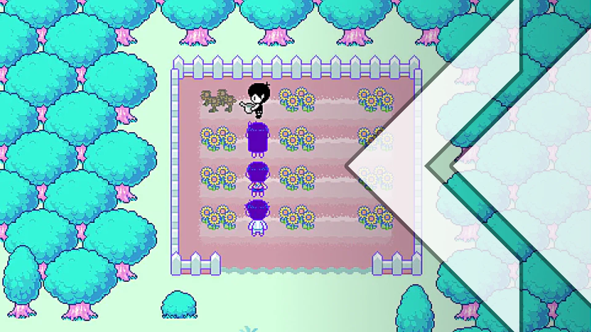 Retro Encounter Final Thoughts - Omori and friends watering crops